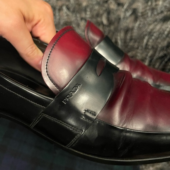 Prada Mens Bardeux Penny loafers - Picture 6 of 10